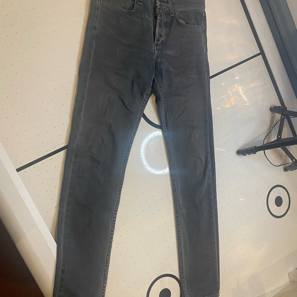 rag & bone blue/Gray Slim Jeans fit 2